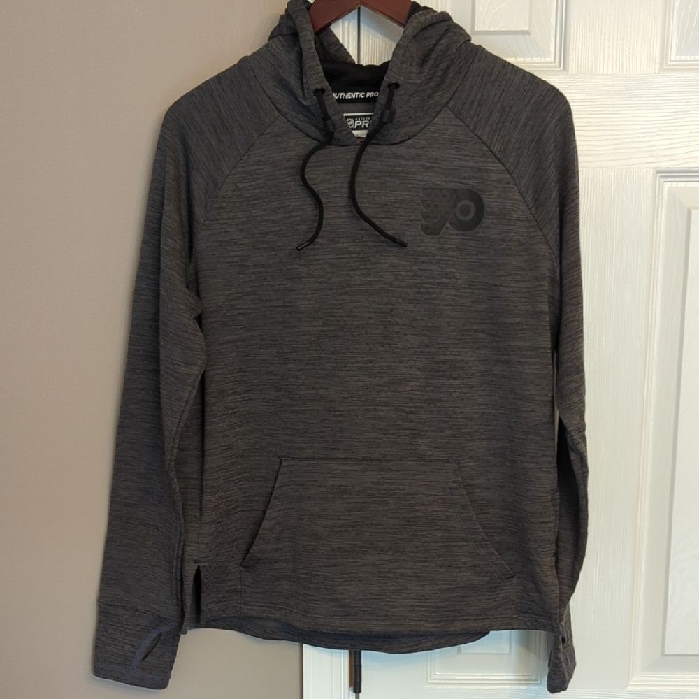 Fanatics Women's Charcoal Gray Heather NHL FLYERS Hockey Hoodie